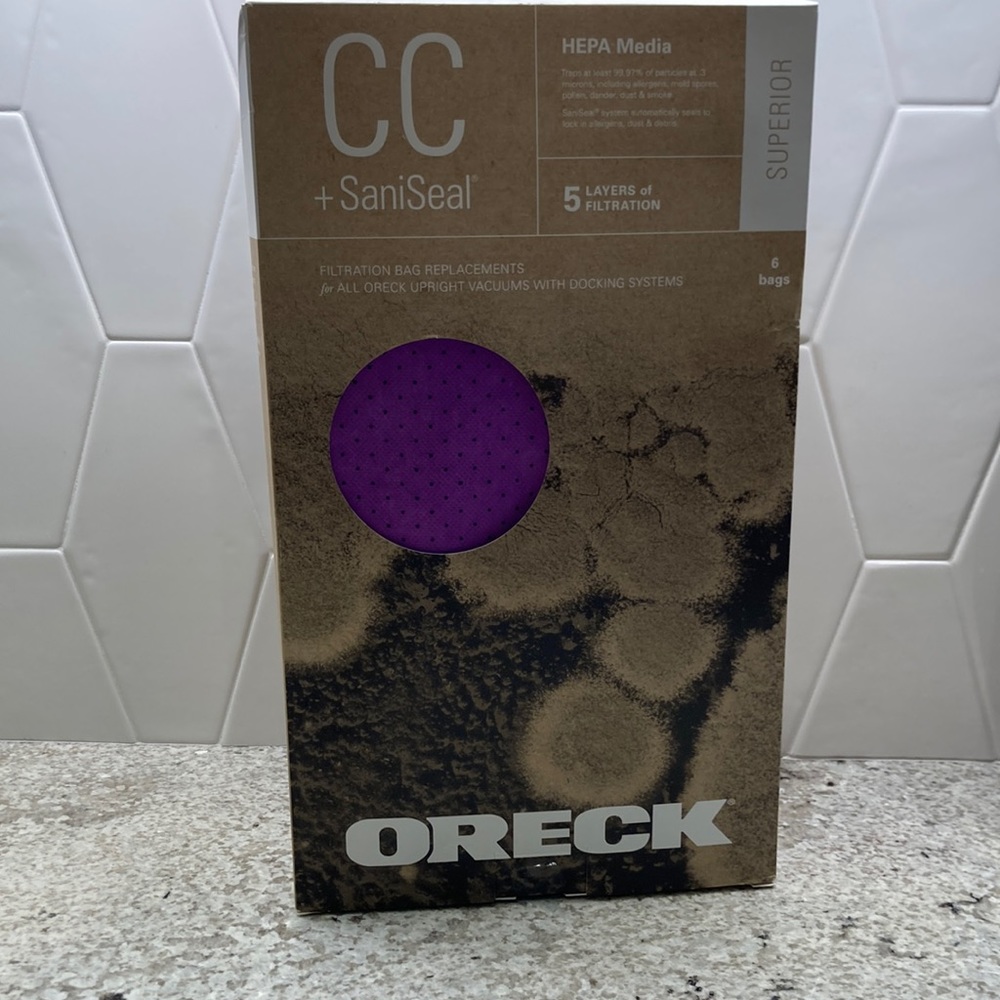 NIB SUPERIOR Filtration Vacuum Bags (6pk)